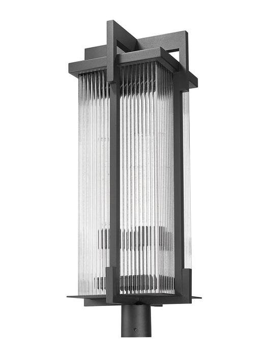Z-Lite - 5031PHXLR-BK - Three Light Outdoor Post Mount Fixture - Fortis - Sand Black
