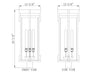 Z-Lite - 5031PHXLR-BK - Three Light Outdoor Post Mount Fixture - Fortis - Sand Black