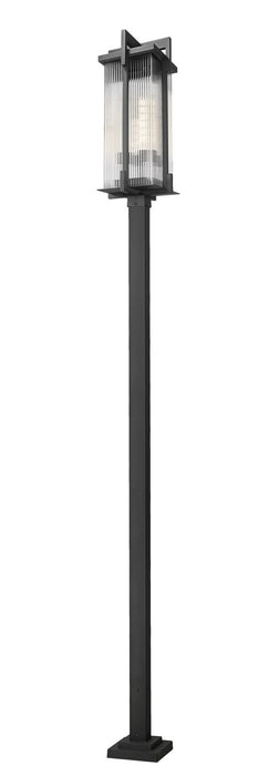 Z-Lite - 5031PHXLS-536P-BK - Three Light Outdoor Post Mounted Fixture - Fortis - Sand Black