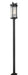 Z-Lite - 5031PHXLS-536P-BK - Three Light Outdoor Post Mounted Fixture - Fortis - Sand Black