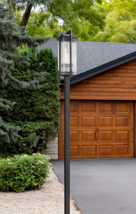 Z-Lite - 5031PHXLS-536P-BK - Three Light Outdoor Post Mounted Fixture - Fortis - Sand Black