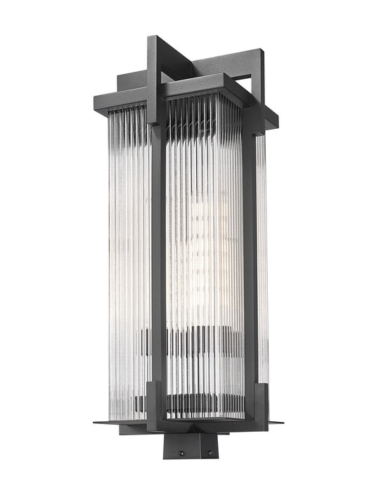 Z-Lite - 5031PHXLS-BK - Three Light Outdoor Post Mount Fixture - Fortis - Sand Black