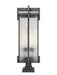 Z-Lite - 5031PHXLS-SQPM-BK - Three Light Outdoor Pier Mounted Fixture - Fortis - Sand Black