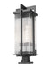 Z-Lite - 5031PHXLS-SQPM-BK - Three Light Outdoor Pier Mounted Fixture - Fortis - Sand Black