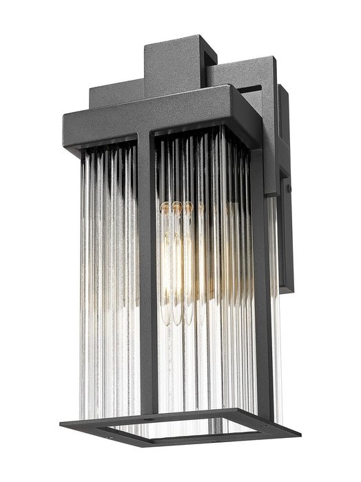 Z-Lite - 5031S-BK - One Light Outdoor Wall Light - Fortis - Sand Black