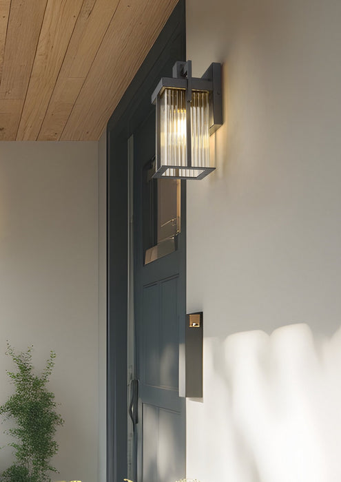 Z-Lite - 5031S-BK - One Light Outdoor Wall Light - Fortis - Sand Black