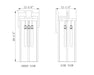 Z-Lite - 5031XL-BK - Three Light Outdoor Wall Light - Fortis - Sand Black