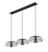 Z-Lite - 623P16-3L-MB - Three Light Linear Chandelier - Valencia - Matte Black