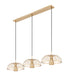 Z-Lite - 623P16-3L-MGLD - Three Light Linear Chandelier - Valencia - Modern Gold