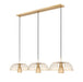 Z-Lite - 623P16-3L-MGLD - Three Light Linear Chandelier - Valencia - Modern Gold