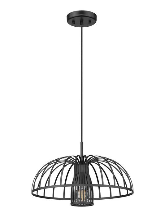 Z-Lite - 623P16-MB - One Light Pendant - Valencia - Matte Black