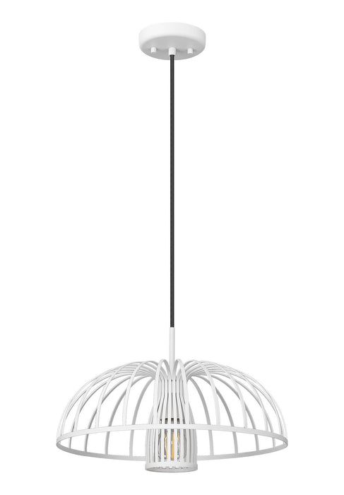 Z-Lite - 623P16-TXWH - One Light Pendant - Valencia - Texture White