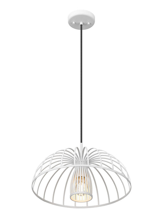 Z-Lite - 623P16-TXWH - One Light Pendant - Valencia - Texture White