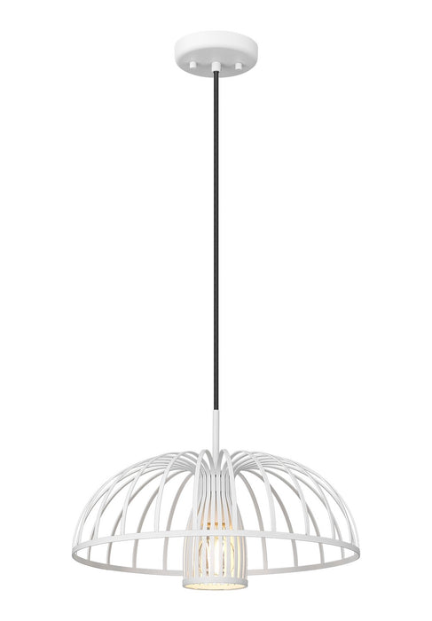 Z-Lite - 623P16-TXWH - One Light Pendant - Valencia - Texture White
