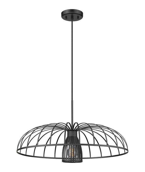 Z-Lite - 623P24-MB - One Light Pendant - Valencia - Matte Black