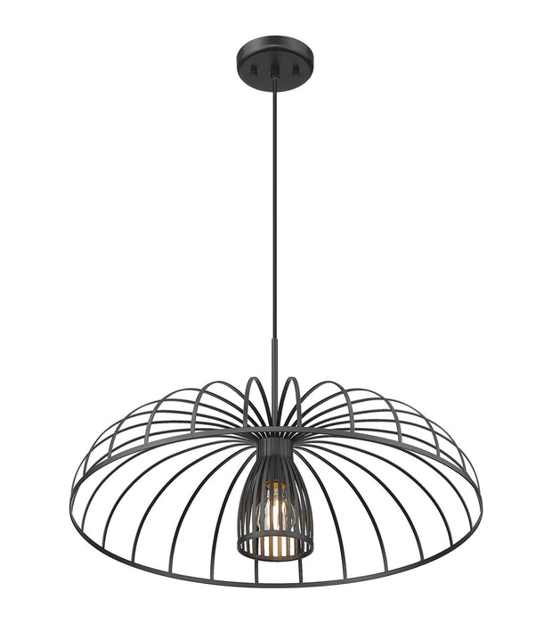 Z-Lite - 623P24-MB - One Light Pendant - Valencia - Matte Black