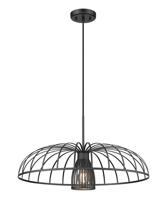 Z-Lite - 623P24-MB - One Light Pendant - Valencia - Matte Black