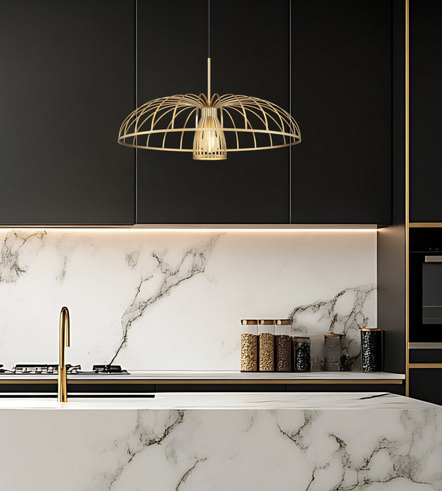 Z-Lite - 623P24-MGLD - One Light Pendant - Valencia - Modern Gold