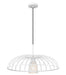 Z-Lite - 623P24-TXWH - One Light Pendant - Valencia - Texture White