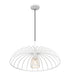 Z-Lite - 623P24-TXWH - One Light Pendant - Valencia - Texture White