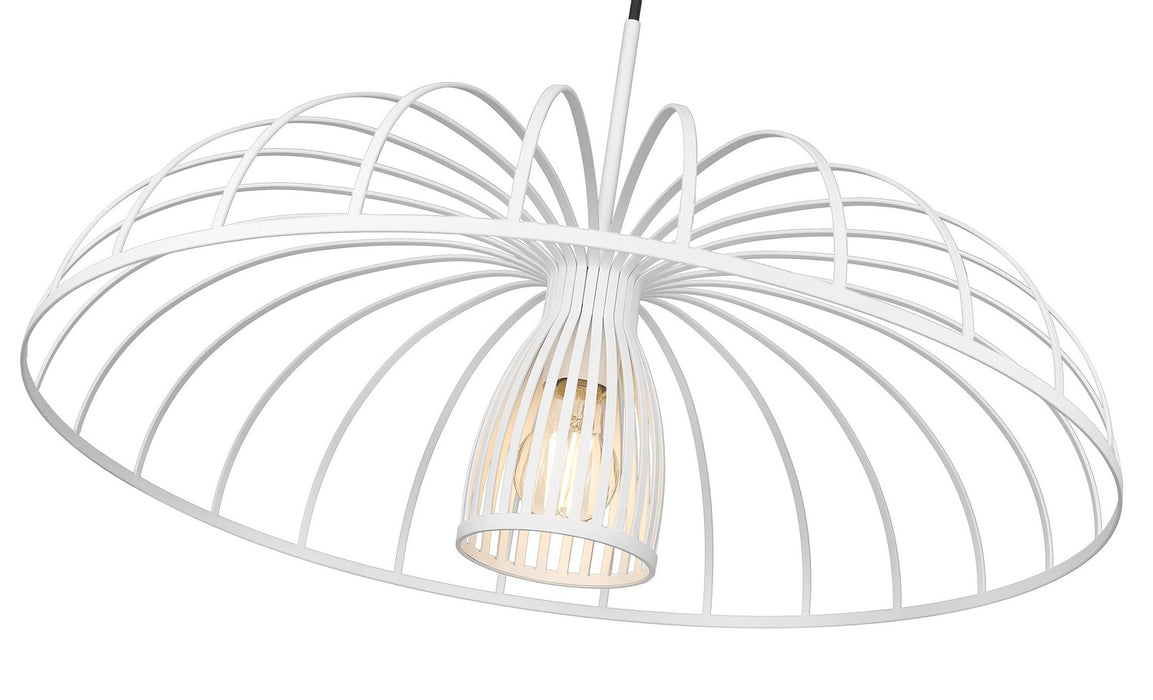 Z-Lite - 623P24-TXWH - One Light Pendant - Valencia - Texture White
