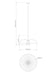 Z-Lite - 623P24-TXWH - One Light Pendant - Valencia - Texture White
