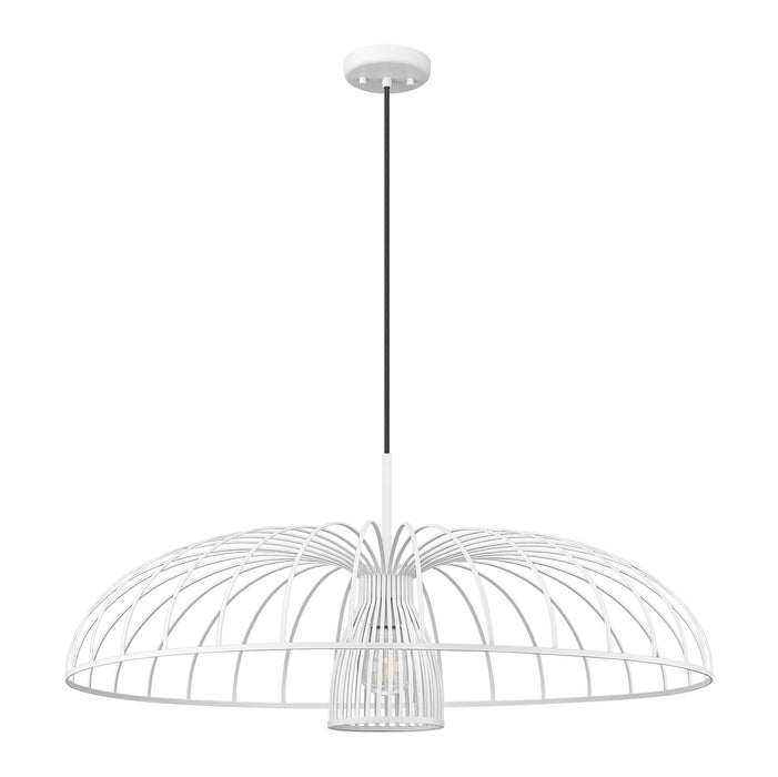 Z-Lite - 623P35-TXWH - One Light Pendant - Valencia - Texture White
