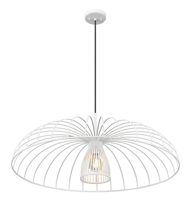 Z-Lite - 623P35-TXWH - One Light Pendant - Valencia - Texture White