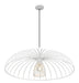 Z-Lite - 623P35-TXWH - One Light Pendant - Valencia - Texture White