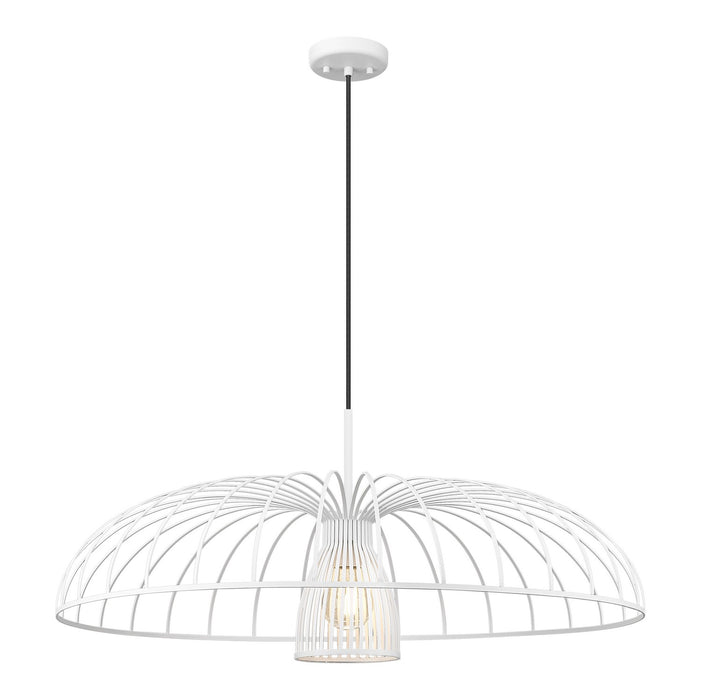 Z-Lite - 623P35-TXWH - One Light Pendant - Valencia - Texture White