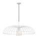 Z-Lite - 623P35-TXWH - One Light Pendant - Valencia - Texture White