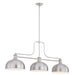 Z-Lite - 725-3BN-D13BN - Three Light Billiard - Melange - Brushed Nickel