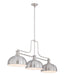 Z-Lite - 725-3BN-D13BN - Three Light Billiard - Melange - Brushed Nickel