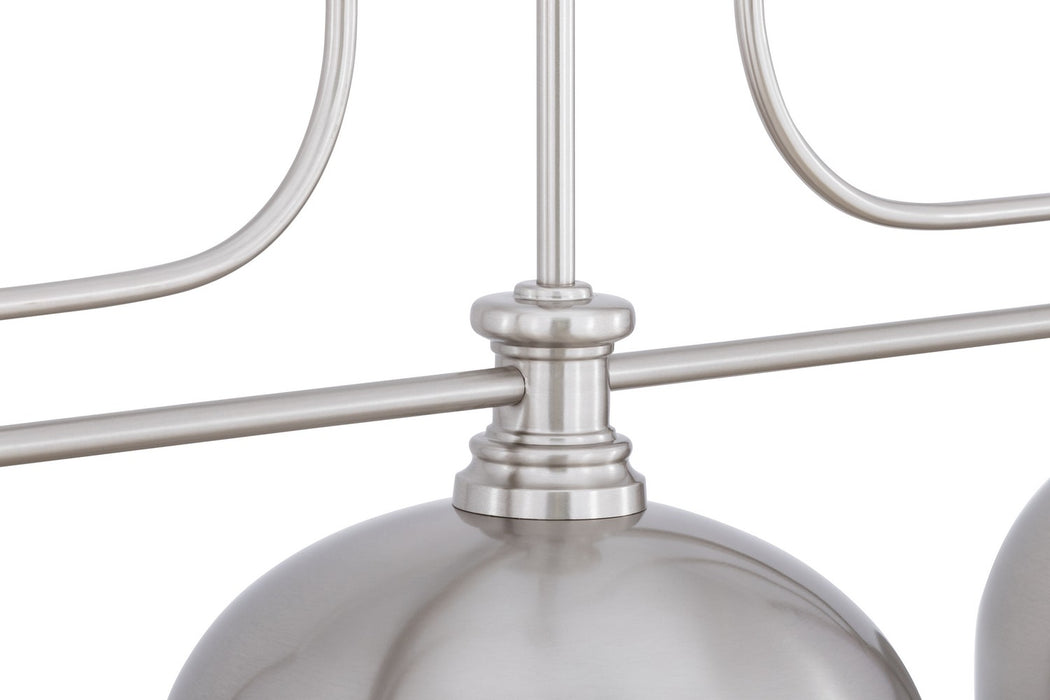Z-Lite - 725-3BN-D13BN - Three Light Billiard - Melange - Brushed Nickel