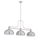 Z-Lite - 725-3BN-D13BN - Three Light Billiard - Melange - Brushed Nickel