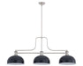 Z-Lite - 725-3BN-D13MB - Three Light Billiard - Melange - Brushed Nickel