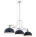 Z-Lite - 725-3BN-D13MB - Three Light Billiard - Melange - Brushed Nickel