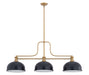 Z-Lite - 725-3HBR-D12MB - Three Light Billiard - Melange - Heritage Brass