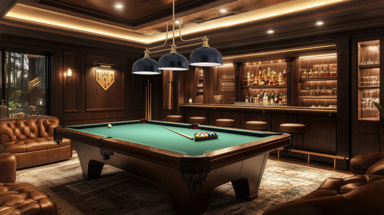 Z-Lite - 725-3HBR-D12MB - Three Light Billiard - Melange - Heritage Brass