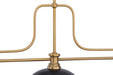 Z-Lite - 725-3HBR-D12MB+HBR - Three Light Billiard - Melange - Heritage Brass