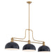 Z-Lite - 725-3HBR-D13MB - Three Light Billiard - Melange - Heritage Brass