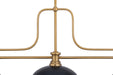 Z-Lite - 725-3HBR-D13MB - Three Light Billiard - Melange - Heritage Brass