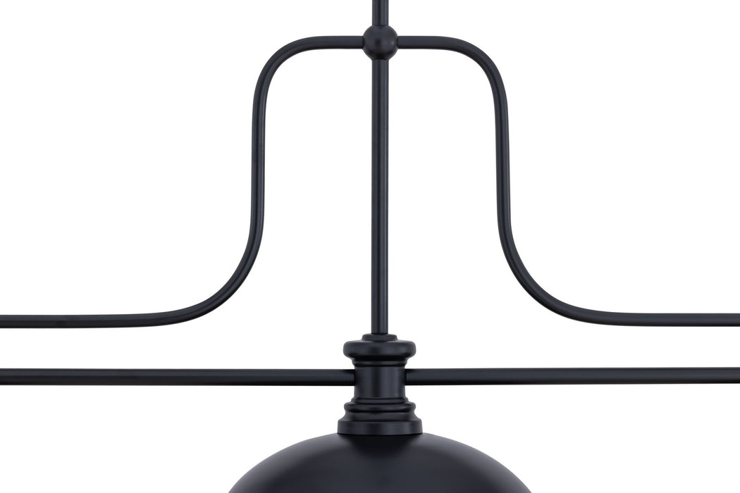Z-Lite - 725-3MB-D12MB - Three Light Billiard - Melange - Matte Black
