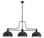 Z-Lite - 725-3MB-D12MB - Three Light Billiard - Melange - Matte Black