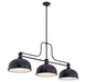 Z-Lite - 725-3MB-D12MB - Three Light Billiard - Melange - Matte Black