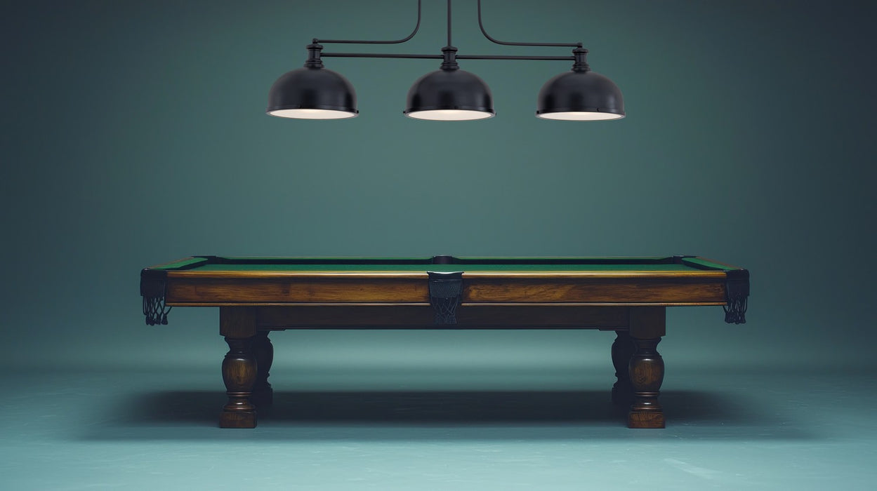 Z-Lite - 725-3MB-D12MB - Three Light Billiard - Melange - Matte Black