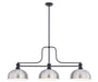 Z-Lite - 725-3MB-D13BN - Three Light Billiard - Melange - Matte Black