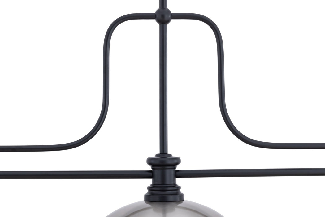Z-Lite - 725-3MB-D13BN - Three Light Billiard - Melange - Matte Black