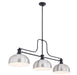 Z-Lite - 725-3MB-D13BN - Three Light Billiard - Melange - Matte Black
