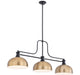 Z-Lite - 725-3MB-D13HBR - Three Light Billiard - Melange - Matte Black